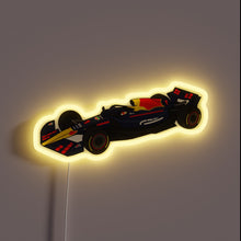 Load image into Gallery viewer, Max Verstappen Red Bull F1 neon sign — racing energy on your wall.