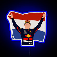 Load image into Gallery viewer, Max Verstappen RGB neon sign blue