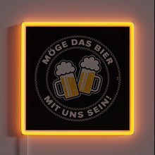 Load image into Gallery viewer, Galactic Cheers: A Neon Sign for Beer Enthusiasts Everywhere Tonight