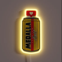 Load image into Gallery viewer, Brilliant RGB illumination for your love of Medalla Light Beer