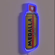 Load image into Gallery viewer, Vibrant Neon Sign for Fans of Medalla Light Beer Enthusiasts