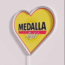 Load image into Gallery viewer, RGB Color Changing Neon Wall Sign with Heartbeat Love Message