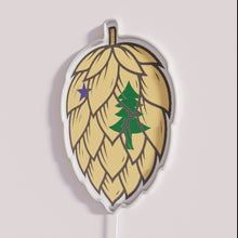 Load image into Gallery viewer, Vintage-inspired 1901 Maine state flag craft neon illuminated decorative artwork