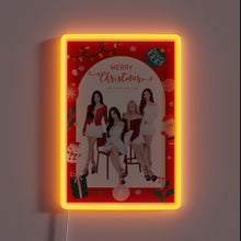 Load image into Gallery viewer, Bright K-pop-inspired Aespa Christmas decoration with customizable RGB LED lights