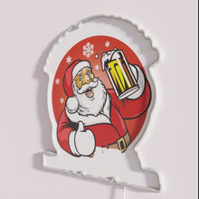Load image into Gallery viewer, Brighten your holiday bar with vibrant RGB Christmas beer decor