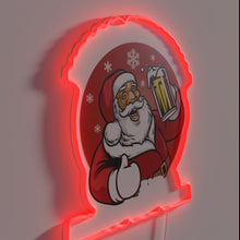Load image into Gallery viewer, Brighten Your Holiday Bar with Festive Merry Christmas Beer Sign