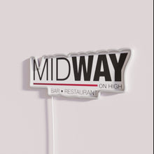 Load image into Gallery viewer, Vibrant Midway on High Neon Sign Adds Retro Ambiance Instantly Everywhere