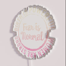 Load image into Gallery viewer, RGB Neon Sign Celebrating Birth Professionals on International Midwives Day Support