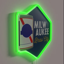Load image into Gallery viewer, Add vibrant city charm with this Milwaukee Brew City neon.