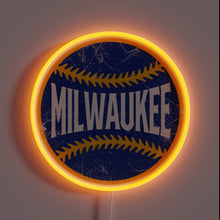 Load image into Gallery viewer, Add a nostalgic touch with this vintage baseball team sign.