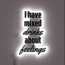 Load image into Gallery viewer, Emotional cocktails lit up in vibrant hues of RGB neon.