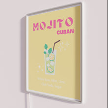 Load image into Gallery viewer, Brighten up your bar with vibrant retro cocktail art decor.