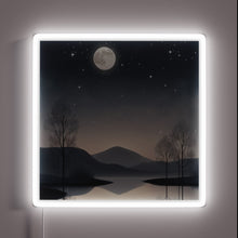 Load image into Gallery viewer, Glowing Neon Sign That Captures the Magic of Moonlit Nights
