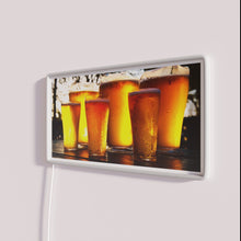 Load image into Gallery viewer, Vibrant RGB neon friends quote decor for fun living spaces.