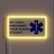 Load image into Gallery viewer, Commemorating my child's academic achievement with a colorful honor led
