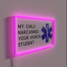 Load image into Gallery viewer, Colorful Neon Sign for Honor Students with Humorous Whimsical Design