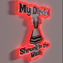 Load image into Gallery viewer, Laughter and Lager: A Humorous Oktoberfest Costume Warning Neon Sign