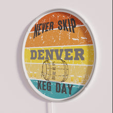 Load image into Gallery viewer, Vibrant RGB neon beer sign perfect for home bars always.