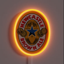 Load image into Gallery viewer, Vibrant Neon Sign for Beer Lovers of Newcastle Brown Ale