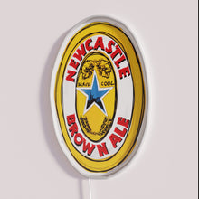 Load image into Gallery viewer, Newcastle Brown Ale POP RGB Color Changing Neon Bar Sign