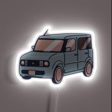 Load image into Gallery viewer, Vibrant neon sign illuminating the unique Nissan Cube interior style.