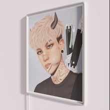 Load image into Gallery viewer, Vibrant Noel Semi-Realistic Portrait Character RGB LED Neon Wall Decoration Sign