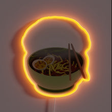 Load image into Gallery viewer, Vibrant Neon Sign Depicting Delicious Noodles in Dazzling RGB Colors