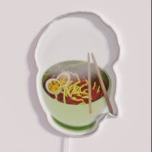 Load image into Gallery viewer, Colorful RGB neon sign with edible noodle design artwork graphics