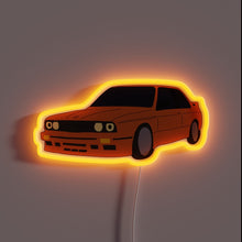 Load image into Gallery viewer, Orange retro car neon sign inspired by *Nostalgia, Ultra* album cover.