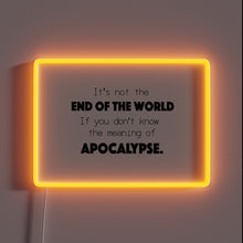 Load image into Gallery viewer, Hope in Dark Times with Vibrant Endless Rainbow Color Neon Sign