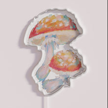 Load image into Gallery viewer, Vibrant Art Studio Decorations with Colorful Oil Pastel Mushroom Neon Sign