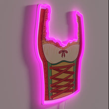 Load image into Gallery viewer, Retro styled RGB neon sign for Oktoberfest themed barmaids dirndls.