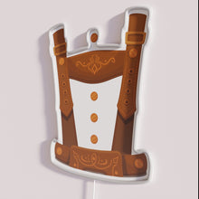 Load image into Gallery viewer, Vibrant Neon Oktoberfest Lederhosen Halloween Party Decoration Sign Illumination