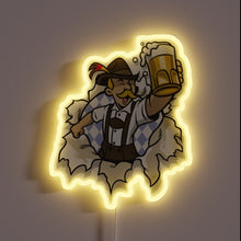 Load image into Gallery viewer, Vibrant Neon Sign Celebrating Traditional German Culture with Colorful RGB Lights