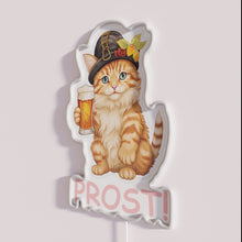 Load image into Gallery viewer, Brighten your space with vibrant Oktoberfest Prost RGB neon decorations