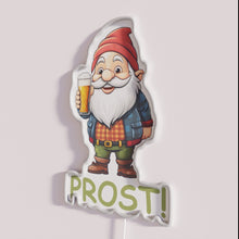 Load image into Gallery viewer, Vibrant Oktoberfest Prost Neon Sign with Color Changing RGB Lighting Effect