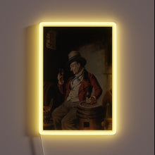 Load image into Gallery viewer, Vintage Artistic Neon Sign of an Old Gentleman Enjoying Beer