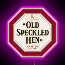 Load image into Gallery viewer, Old Speckled RGB neon sign  pink