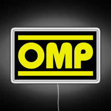 Load image into Gallery viewer, OMP Logo RGB neon sign white