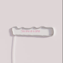 Load image into Gallery viewer, Motivational One Day At A Time RGB Neon Light Sign