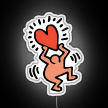 Load image into Gallery viewer, orange best news RGB neon sign white