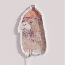 Load image into Gallery viewer, Vibrant Otter RGB neon sign adds fun modern decor ambiance