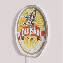 Load image into Gallery viewer, Vibrant Neon Sign Ozujsko Pivo Croatia Lager Beer Active Illumination