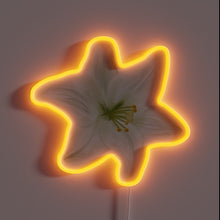 Load image into Gallery viewer, Add vintage charm to your space with this neon flower.