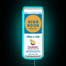 Load image into Gallery viewer, Passionfruit High Noon RGB neon sign lightblue
