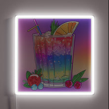 Load image into Gallery viewer, Add Vibrant Whimsy to Your Space with Colorful Cocktail Sign