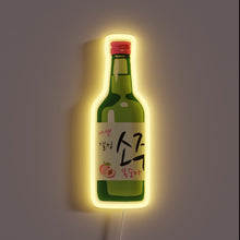 Load image into Gallery viewer, Peach Soju Neon Sign