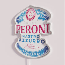 Load image into Gallery viewer, Authentic Italian Peroni Nastro Azzurro Beer Brand RGB Neon Sign Decor