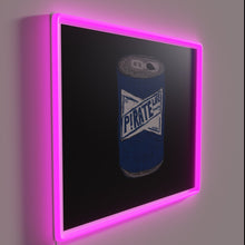 Load image into Gallery viewer, Vibrant neon wall decoration with pirate life themed LED lights