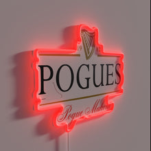 Load image into Gallery viewer, Vintage-inspired Pogues tribute wall decor featuring 1982 album artwork graphics.